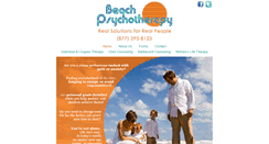 Desktop Screenshot of beachpsychotherapy.com