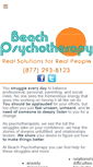 Mobile Screenshot of beachpsychotherapy.com